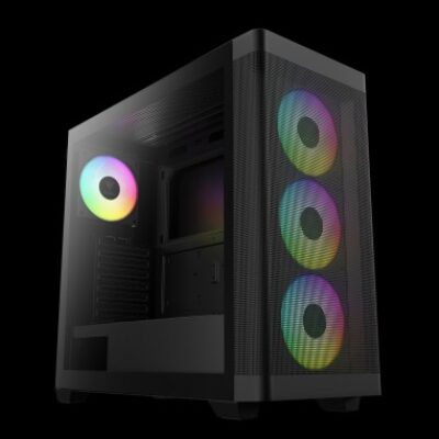 GAMDIAS CASE MID TOWER ATHENA M3 4x120mm PWN FAN ARGB CON 8 PORT HUB