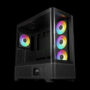 GAMDIAS CASE MID TOWER ATLAS P2 CG 2xTG 4x120mm ARGB+HUB DISPLAY