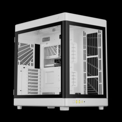 GAMDIAS CASE TOWER NESO P1 W BIANCO 2*TG 5V ARGB MB (x RTX4090..)