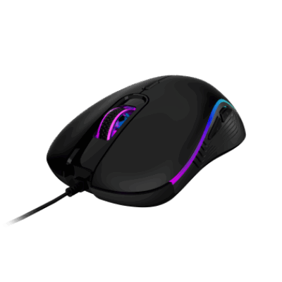 GAMDIAS MOUSE GAMING AURA GS3 LUCI MULTIC 6*KEYS 3600DPI ERGONOMIC