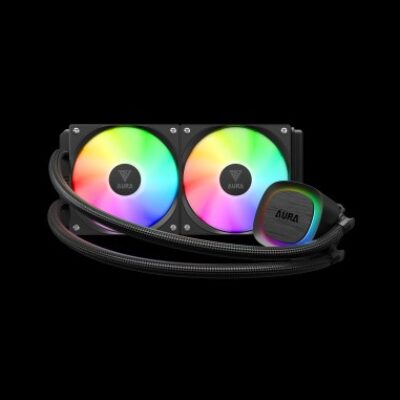 GAMDIAS RAFF.LIQUIDO AURA GL240 V2 2xFAN ARGB