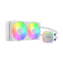 GAMDIAS RAFF.LIQUIDO AURA GL240 V2 WHITE 2xFAN ARGB