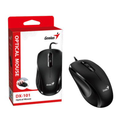 GENIUS MOUSE USB DX-101 FULL SIZE BLACK