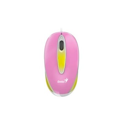 GENIUS MOUSE USB DX-MINI FLASHING LED PINK