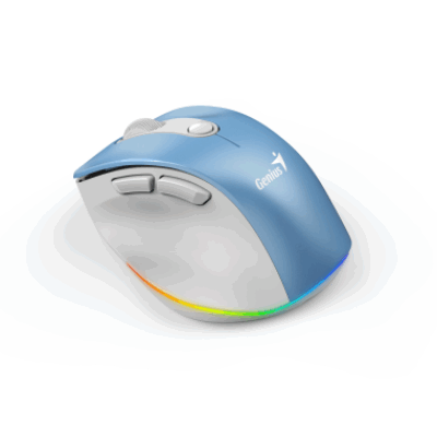 GENIUS MOUSE WIR. ERGO 9000S PRO MINI RGB BT DUO WIRELESS (BT +2.4Ghz) LIGH