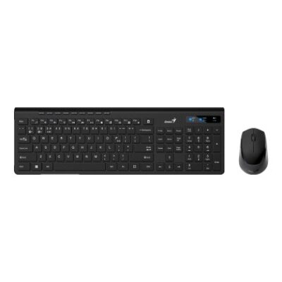 GENIUS TASTIERA + MOUSE WIR. SLIMSTAR 8230 D.MODE (BT + 2.4gHZ) BLACK IT