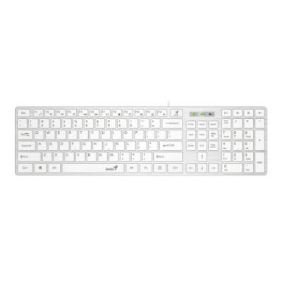 GENIUS TASTIERA MULTIMEDIALE SLIMSTAR 126 SLIM WHITE IT