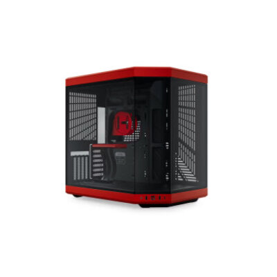 HYTE CASE MID TOWER DC Y70 BLK/RD 4xSLOTS GPU 3*TG CS-HYTE-Y70-BR