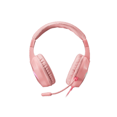 MARSGAMING GAMING CUFFIA+MIC MH122P ROSA RGB PC MAC CONSOLES SAMRTHPONE TAB