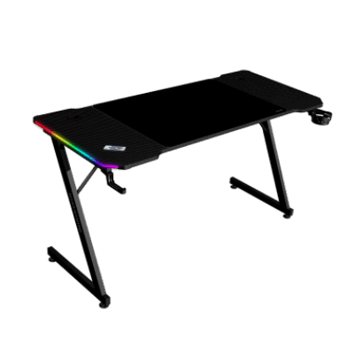 MARSGAMING GAMING DESK MGDX140RGB 140X60CM RGB REMOTE CTRL, XL PAD, HOLDER