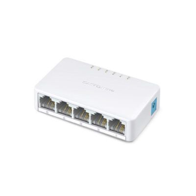 MERCUSYS SWITCH MS105 MINI 5 PORTE 10/100 PLASTICA