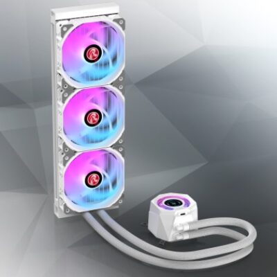 RAIJINTEK DISSIP LIQUIDO CYCLOPS 360 WHITE ARGB PWN LCD TFT 1.4 0R10B00229
