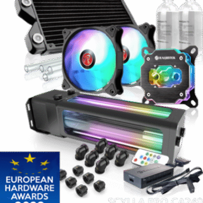 RAIJINTEK DIY KIT SCYLLA PRO CA240 5V ARGB POMPA+W.BLOCK+RAD.+REFR+FAN+…