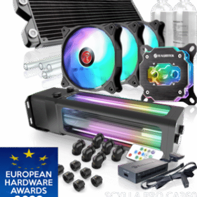 RAIJINTEK DIY KIT SCYLLA PRO CA360 5V ARGB POMPA+W.BLOCK+RAD.+REFR+FAN