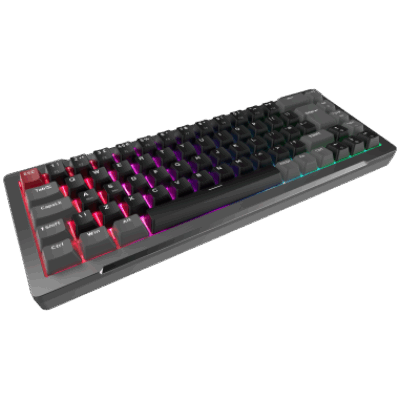 RAIJINTEK TASTIERA GAMING MGA-68 BLACK ALLUMINIO ARGB MAGNETIC SWITCH