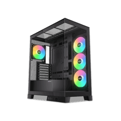 SAMA MID TOWER V50 BLACK 2*TG 4*FAN 120mm ARGB PWM