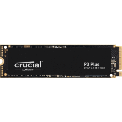 SSD CRUCIAL 1TB P3 PLUS CT1000P3PSSD8 M.2 NVME 4×4 R/W 5000/3600 (SIAE)