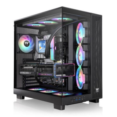 THERMALTAKE CASE M.TOWER VIEW 380 XL 2*TG ARGB 4*120MM FAN