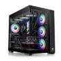THERMALTAKE CASE M.TOWER VIEW 380TG ARGB BLACK TG 4xARGB Fan