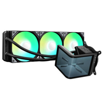 TRYX RAFF LIQUIDO PANORAMA SE ARGB 360 3D-AMOLED DISPLAY 360mm BLACK
