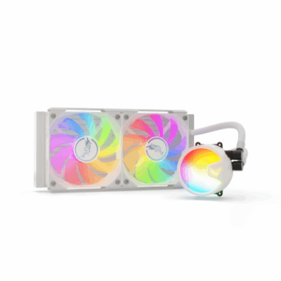 VALKYRIE RAFF. CPU LIQUIDO A240 ARGB WHITE VK-AIOA240W