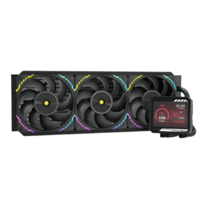 VALKYRIE RAFF. CPU LIQUIDO V360 NERA LCD IPS 3.5” 60Hz ARGB VK-AIOV360B