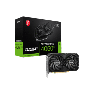 VGA MSI GEFORCE RTX 4060 TI VENTUS 2X BLACK 8G OC