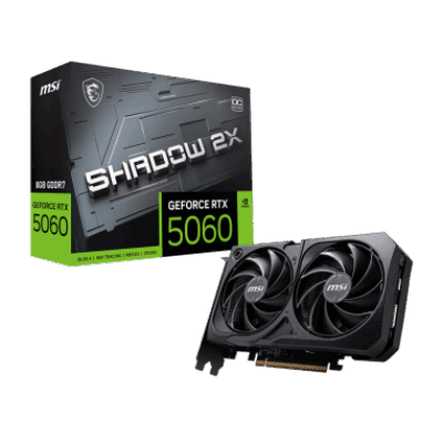 VGA MSI GEFORCE RTX 5060 8G SHADOW 2X OC BULK