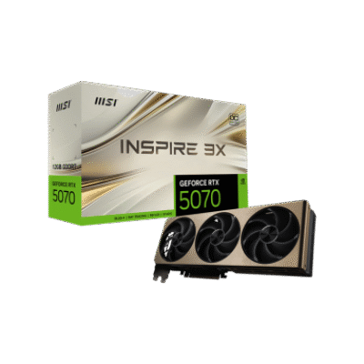 VGA MSI GeForce® RTX 5070 12GB INSPIRE 3X OC