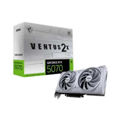 VGA MSI GeForce® RTX 5070 12GB VENTUS 2X OC WHITE