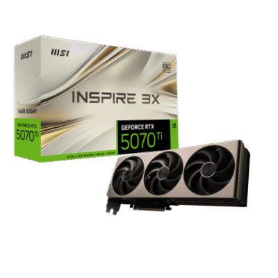 VGA MSI GeForce® RTX 5070 TI 16GB INSPIRE 3X OC