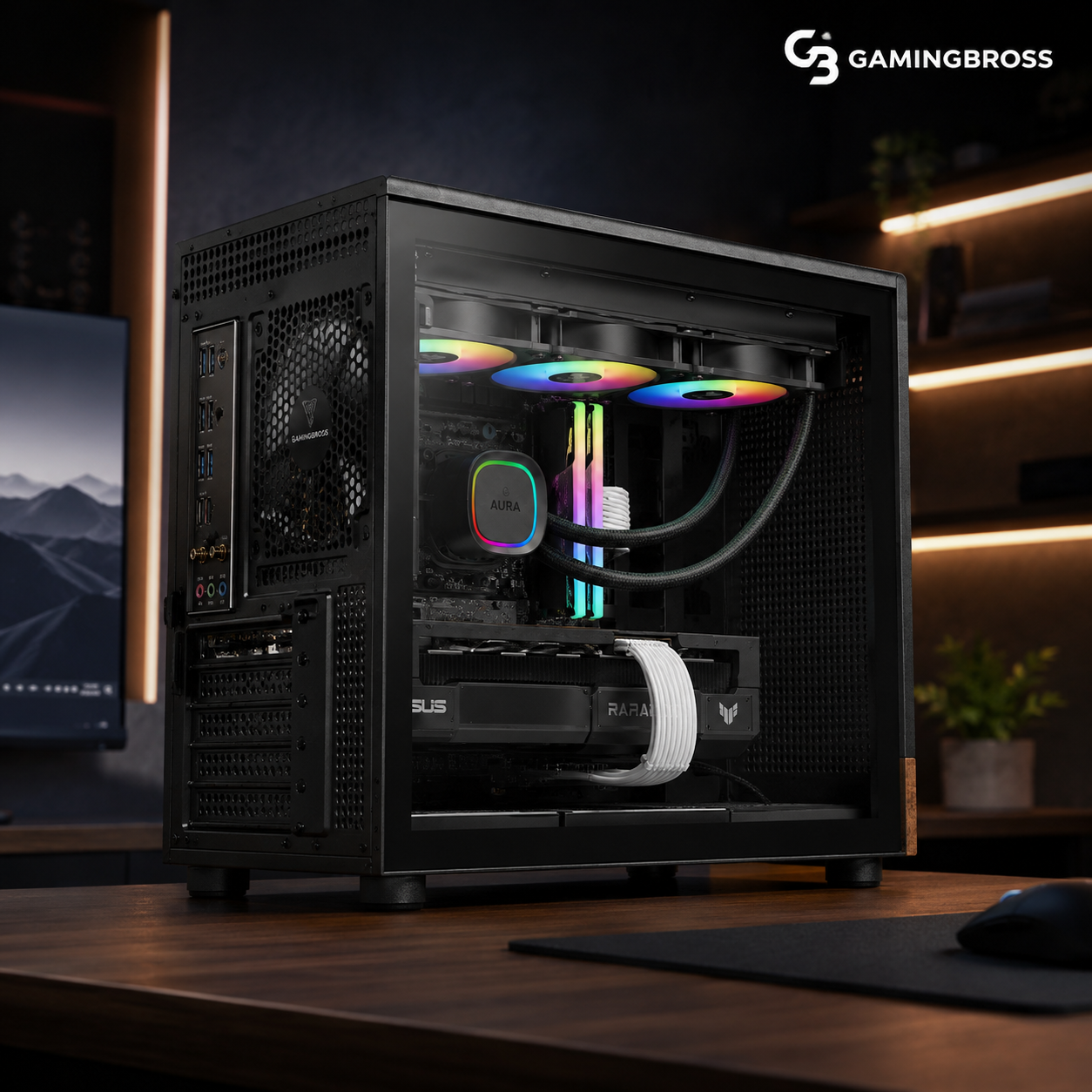 PC Gaming RX 9070 XT Ryzen 7 9800X3D 32GB DDR5 SSD 1TB BROSS ATHENA – immagine prodotto 4