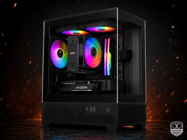 BROSS AMD CORE – Ryzen 5 9600X 16GB DDR5 9060XT 16GB – PC GAMING