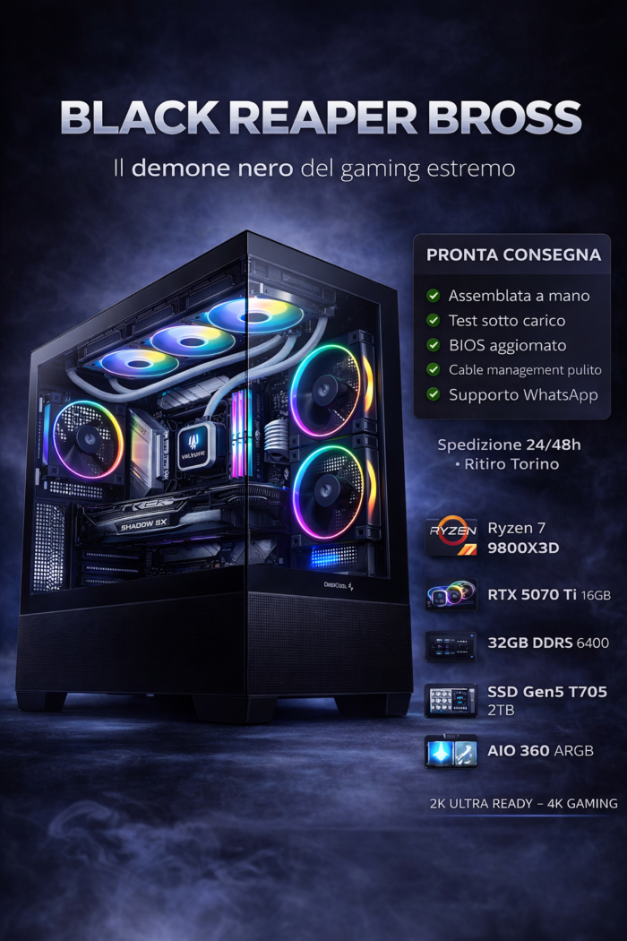 PHANTOM X3D 5070 Ti – Ready to Dominate– PRONTA CONSEGNA