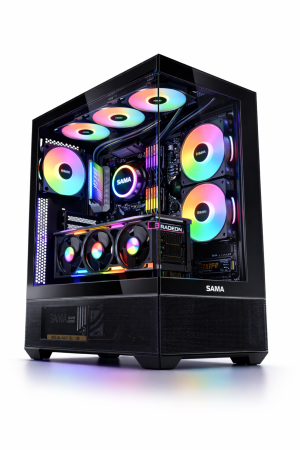BLACK RAGE BROSS – PC Gaming con Ryzen 7 7800X3D e RX 9070 XT