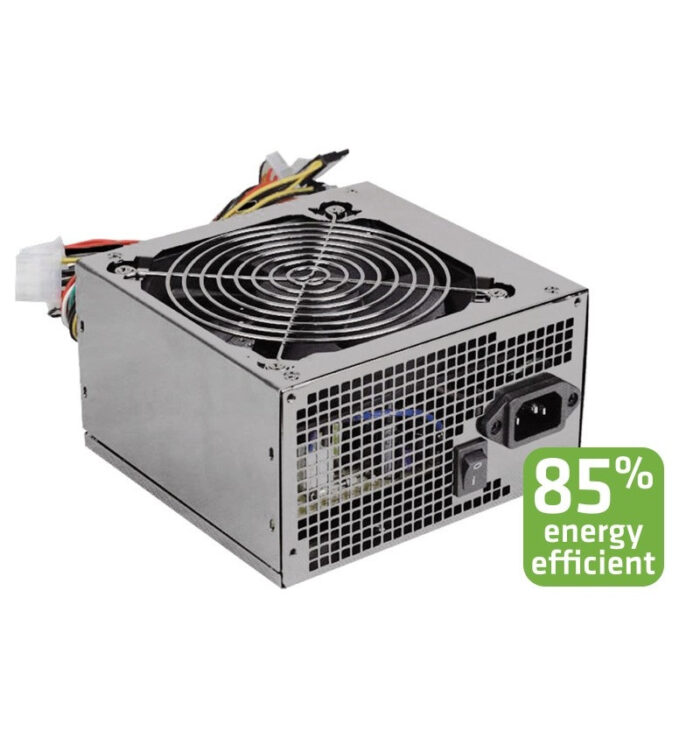 Alimentatore Premium 300W Real Power 85% Efficienza – 20+4 Pin, 4*SA, 1*PA, Ventola 12CM, Cavo 40CM
