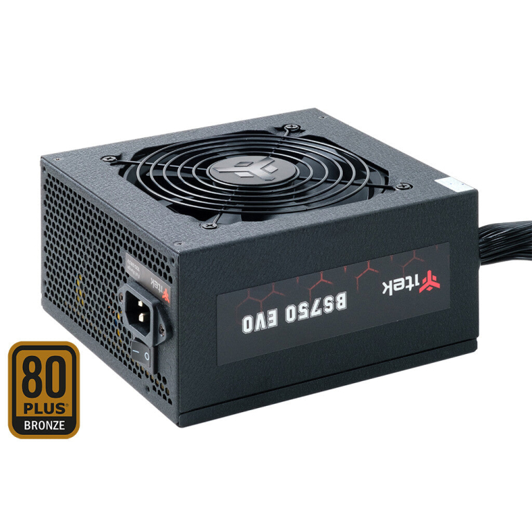 Alimentatore BS750 EVO - 750W- 80Plus Bronze- PFC Attivo- Ventola HDB 12cm- Semi Modulare