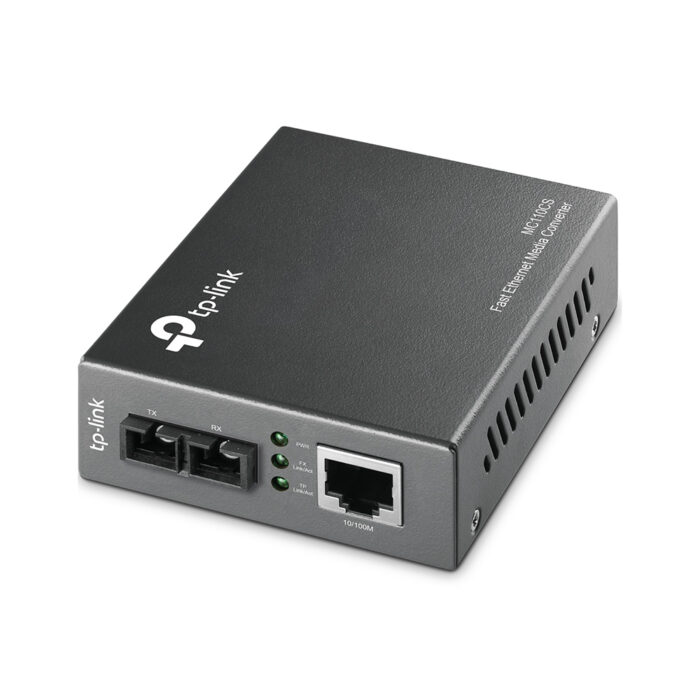 Converter 10/100 RJ45 Fiber Converter – Single Mode Up to 2km