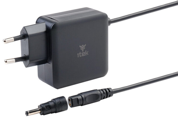 Alimentatore a muro per Notebook – 65W- Tecnologia GaN- Super Slim- 12 connettori