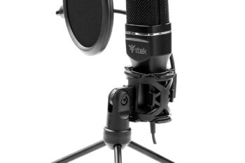 Microfono a Condensatore M100 - USB- treppiede- filtro antipop e spugna- audio professionale