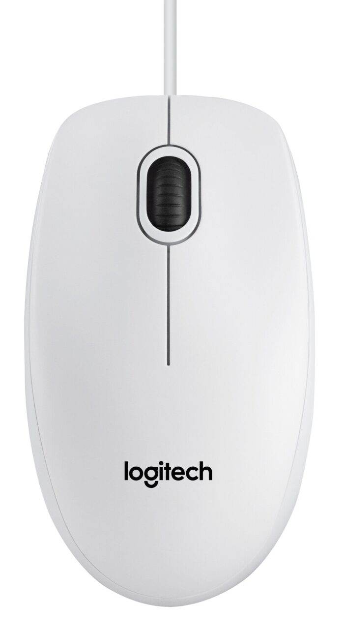 Mouse LOGITECH OEM – B100- USB- Ottico- Bianco