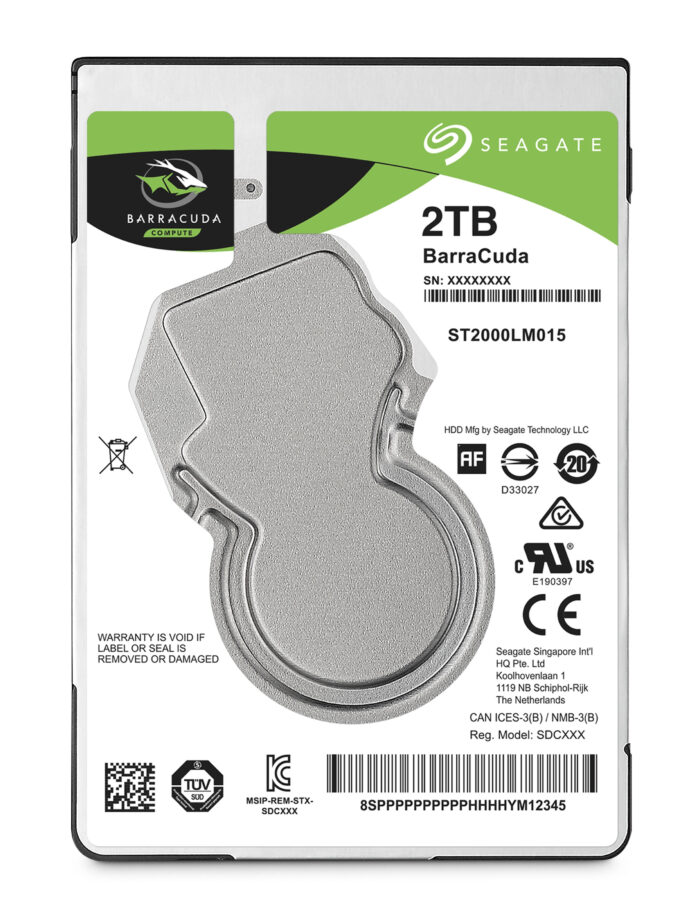 Seagate 2TB 5400RPM Hard Drive