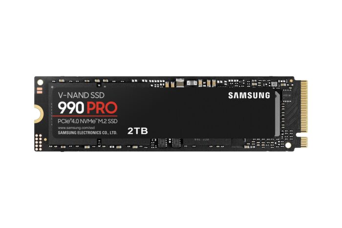 SSD SAMSUNG 990 PRO – 2TB M.2 PCIe Gen4x4 (R7400- W6900)