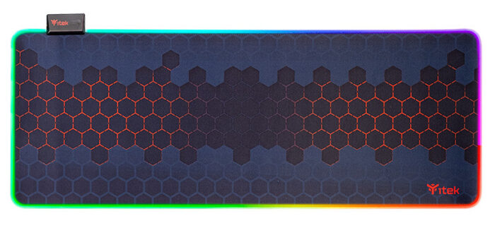 Gaming Mouse Pad RGB E1 – Materiale Premium- Antiscivolo- Massima Precisione- RGB con 12 modalità- 800x300x3mm