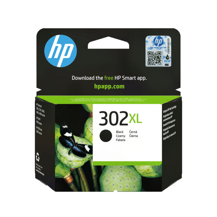 Cartuccia Inchiostro HP 302XL Nero F6U68AE – 8,5ml