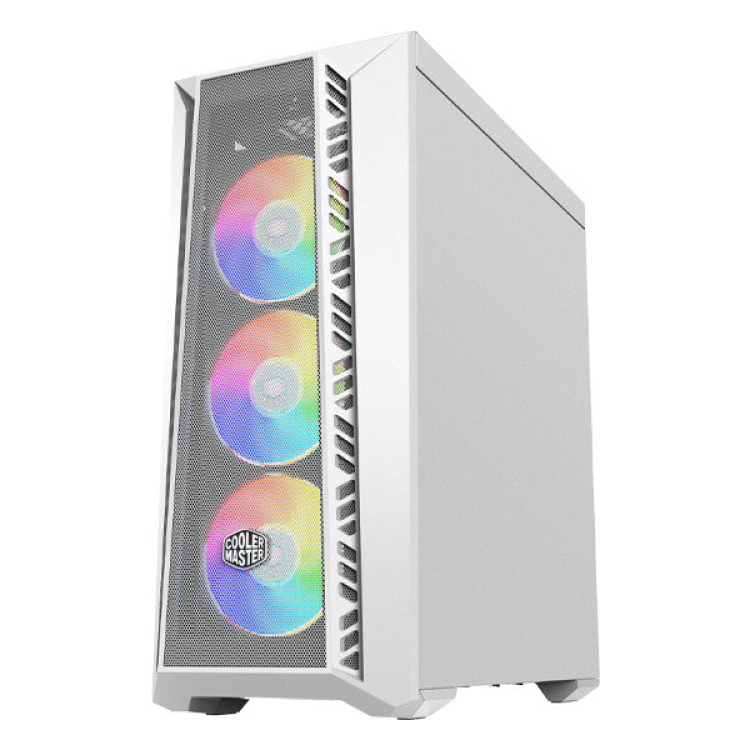 Case MasterBox 520 – USB3- Type-C- 3x Fan ARGB fan- Front Mesh- White