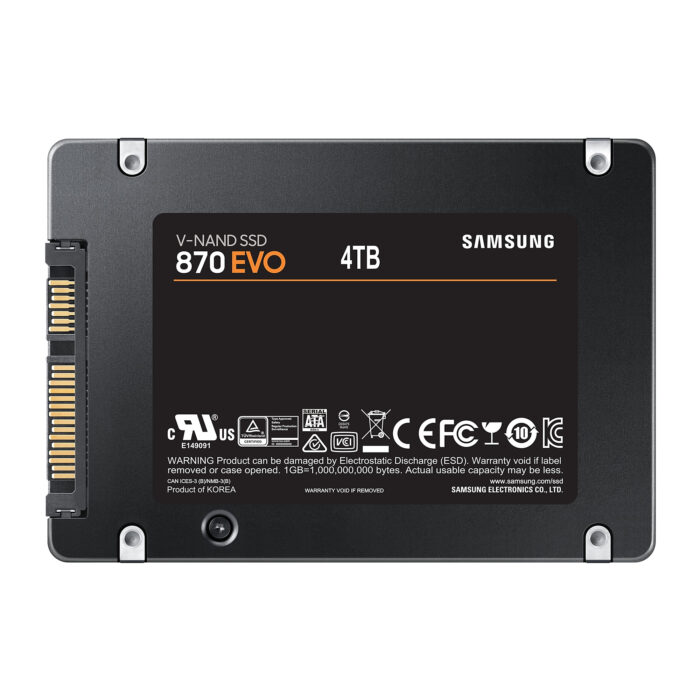 SSD 2,5 4TB SATA3 EVO 870 SAMSUNG R/W 560/530 MB/S 3D NAND
