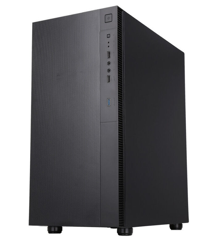 Case SYLENT 03NP – Silent Middle Tower- PSU 500W 80+ Eff.- 2xUSB3- 3x12cm fan- rivest. fonoassorbente