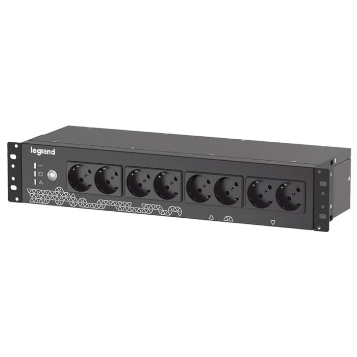 UPS 800 VA RACK KEOR PDU 8*SCHUKO NERO
