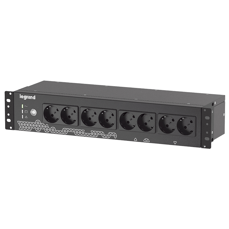 UPS 800 VA RACK KEOR PDU 8*SCHUKO NERO